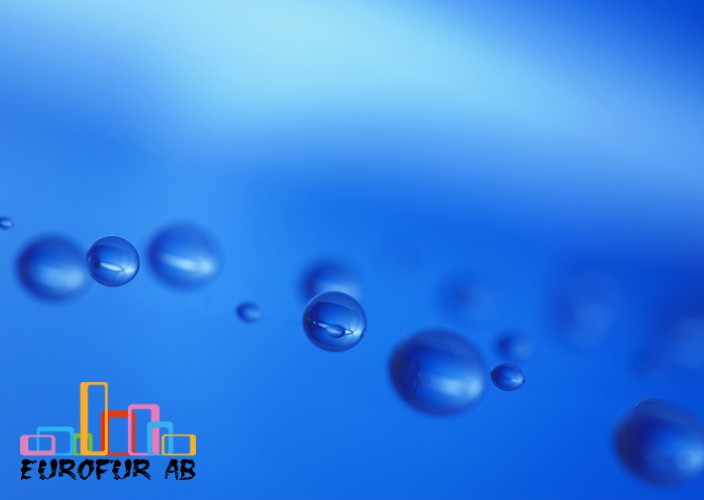 Пузырьки воды на синем фоне бесплатно