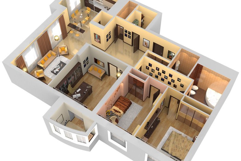 3D визуализация интерьера