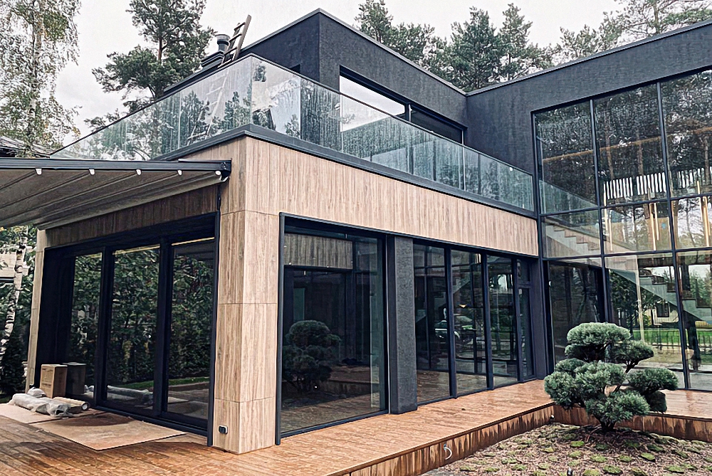 стеклянные ограждения в современном дизайне